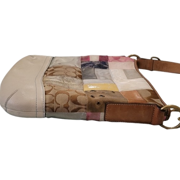 COACH Vintage Boho Colorful Patchwork Crossbody Bag - Picture 3 of 14